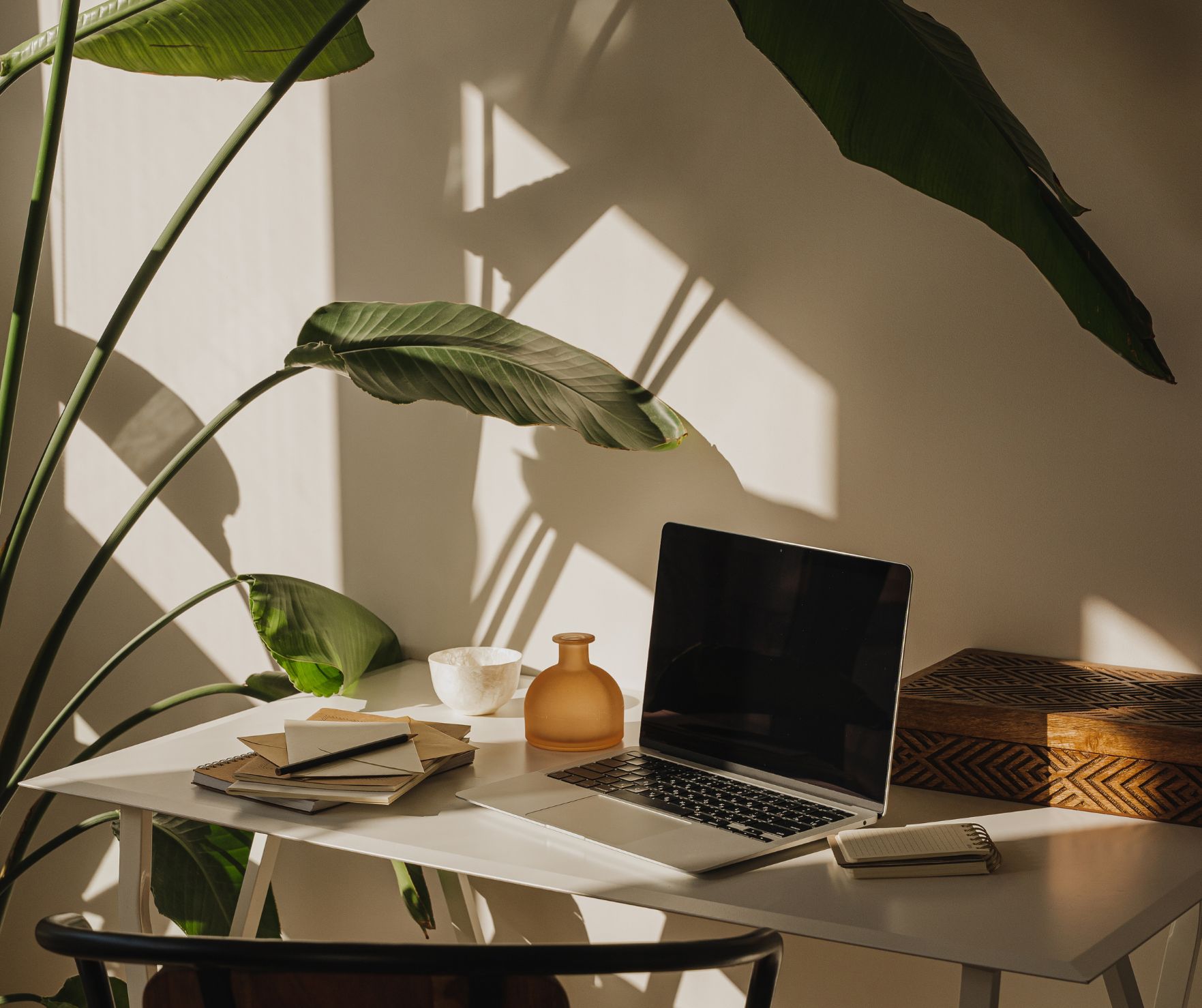 Working on a Paid Ads strategy from a laptop